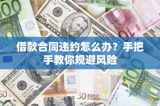 武汉借款合同违约怎么办？手把手教你规避风险
