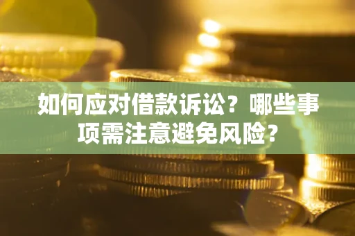武汉如何应对借款诉讼？哪些事项需注意避免风险？