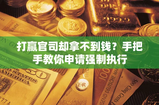 武汉打赢官司却拿不到钱？手把手教你申请强制执行