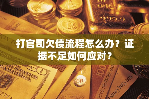 武汉打官司欠债流程怎么办？证据不足如何应对？