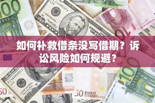 武汉如何补救借条没写借期？诉讼风险如何规避？