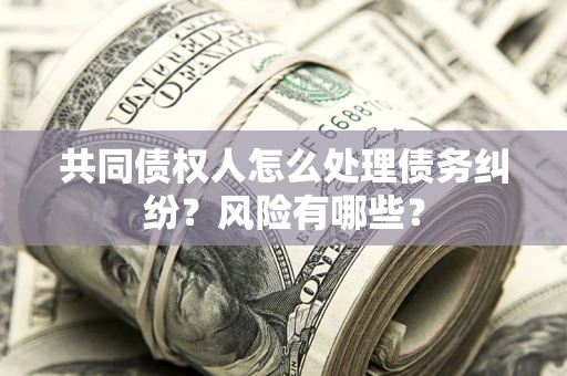武汉共同债权人怎么处理债务纠纷？风险有哪些？