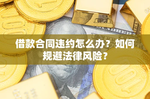 武汉借款合同违约怎么办？如何规避法律风险？